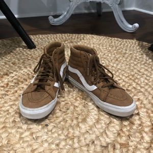 Vans Ladies Size 6 High Top Sk8 Hi Casual Suede